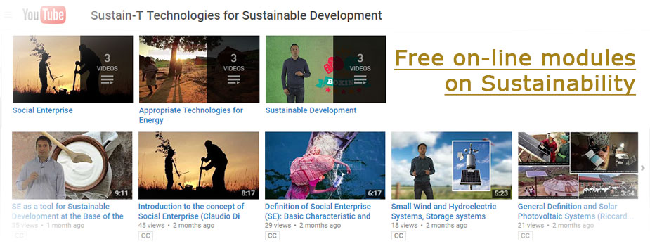 Free on-line modules on Sustainability